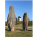 Menhirs et moulin